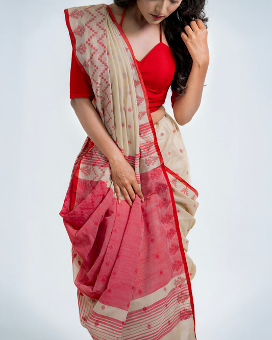 Premium Khadi Cotton Saree